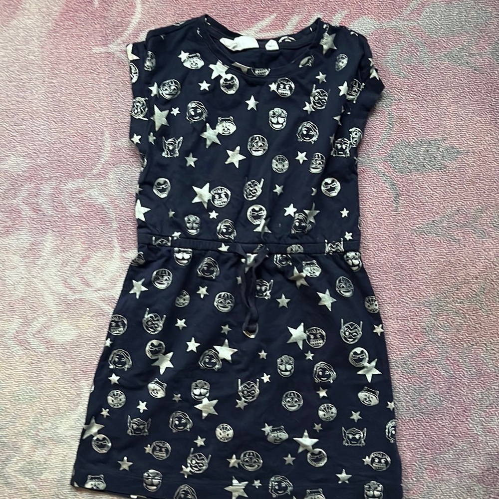 Gap Kids x Marvel dress, guardians of the galaxy, size S (6-7)